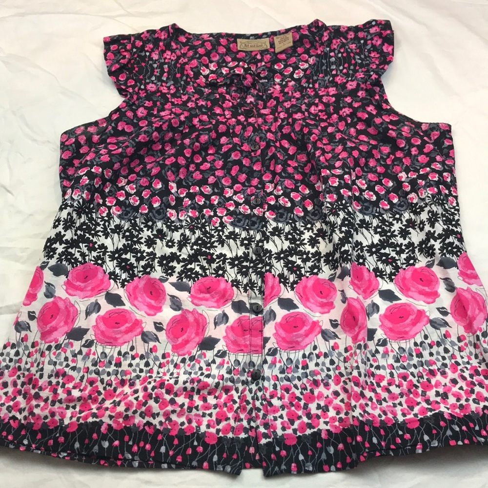Art & Soul szL button down top